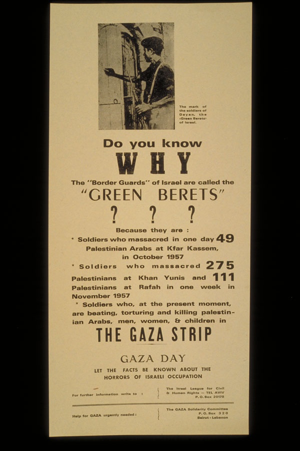 <a href="/artist/research-in-progress">Research in Progress </a> - <a href="/nationalityposter/israel">Israel</a> - 1971 - GAZA