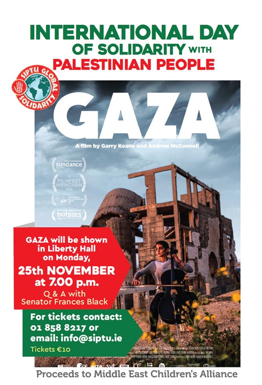 <a href="/artist/research-in-progress">Research in Progress </a> - <a href="/nationalityposter/ireland">Ireland</a> - 2019 - GAZA