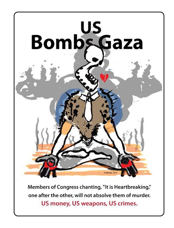 <a href="/artist/doug-minkler">Doug Minkler</a> - <a href="/nationalityposter/united-states-of-america">United States of America</a> - 2014 - GAZA