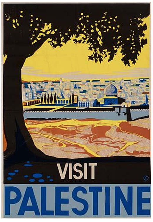 visit palestine original poster